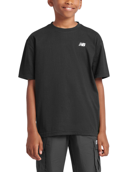 New Balance Kids' Small Logo T-Shirt, Caviar