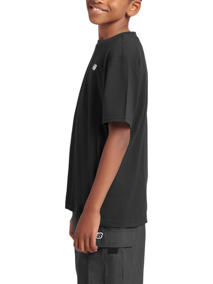 New Balance Kids' Small Logo T-Shirt - view 2, Caviar