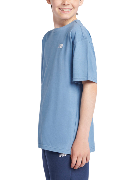 New Balance Kids' Small Logo T-Shirt - view 2, Heron Blue