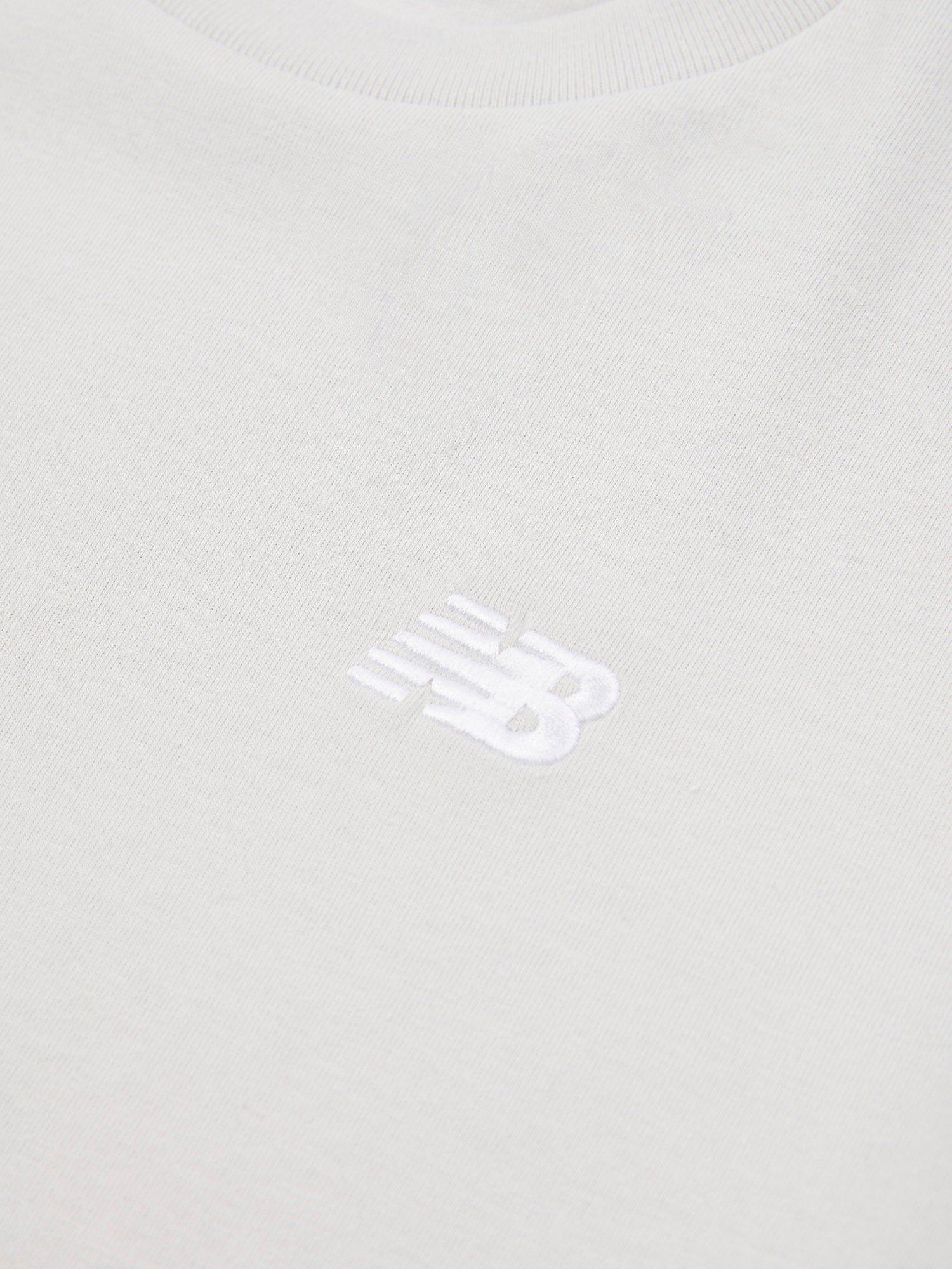 Product image 8 of 8, which shows New Balance Kids' Small Logo T-Shirt, Grey Matter, 7-8 years