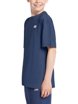 New Balance Kids' Small Logo T-Shirt - view 2, Navy