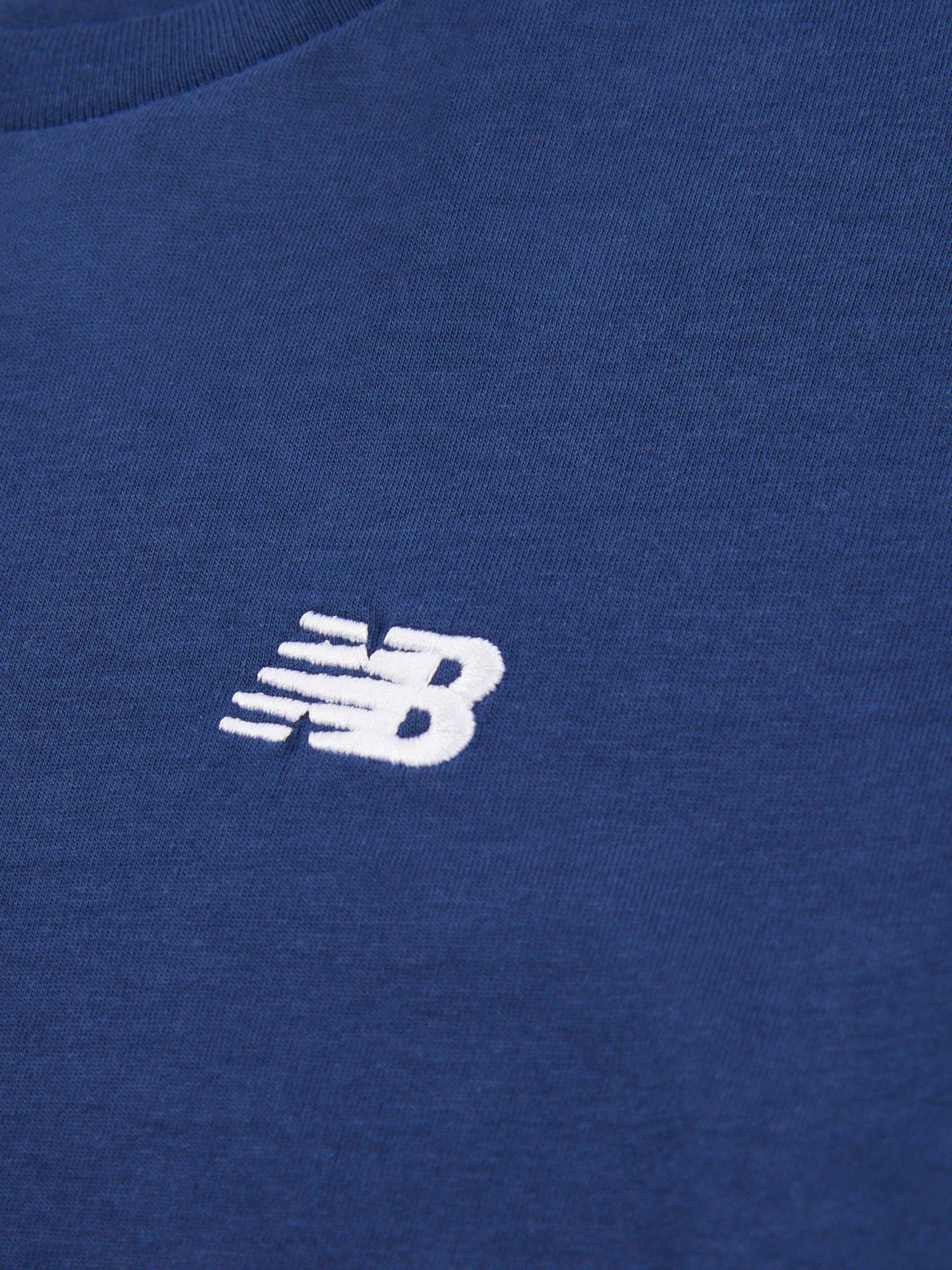 Product image 8 of 8, which shows New Balance Kids' Small Logo T-Shirt, Navy, 7-8 years