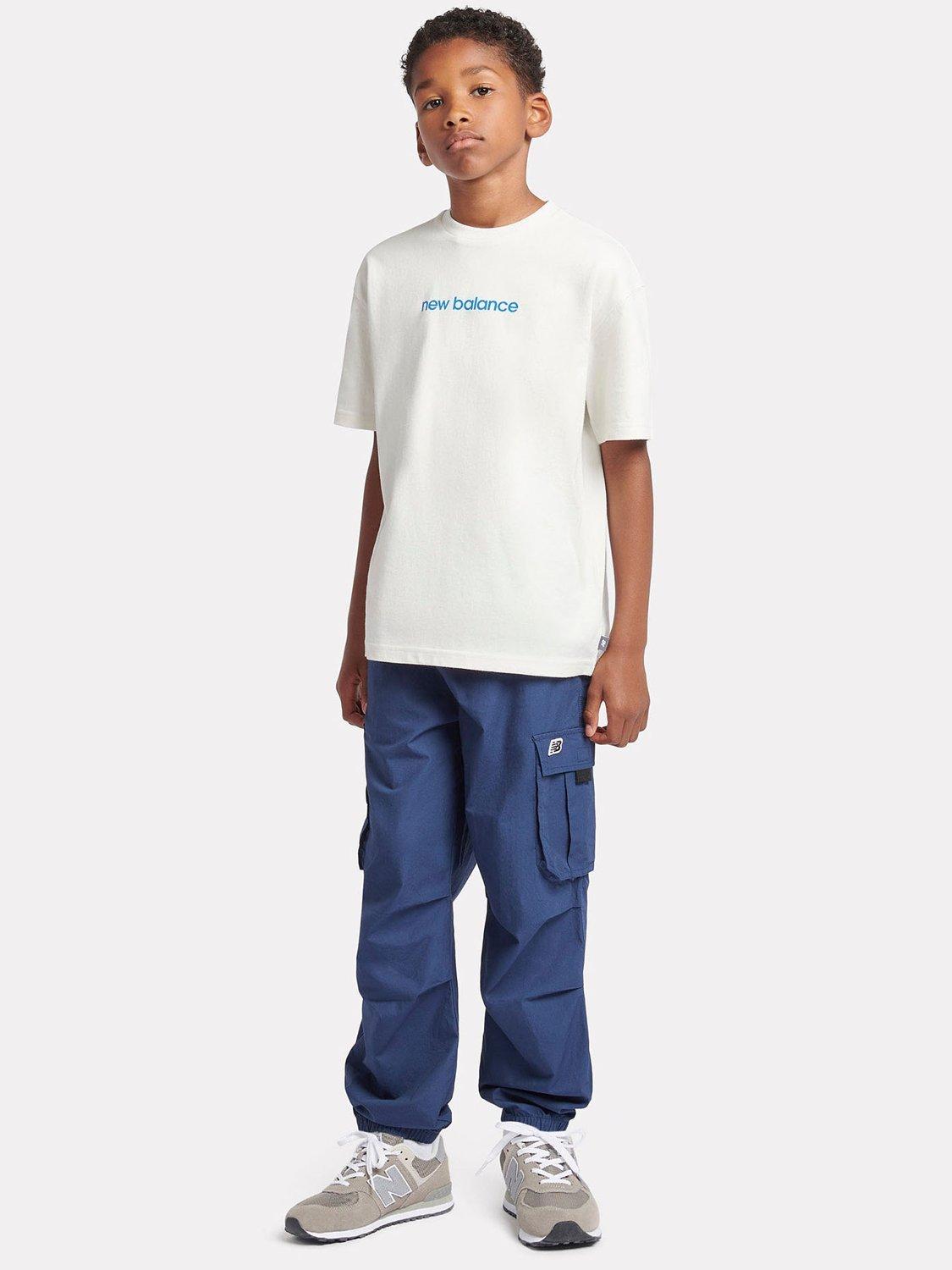 Product image 7 of 10, which shows New Balance Kids' Sport Coach T-Shirt, Sea Salt, 7-8 years