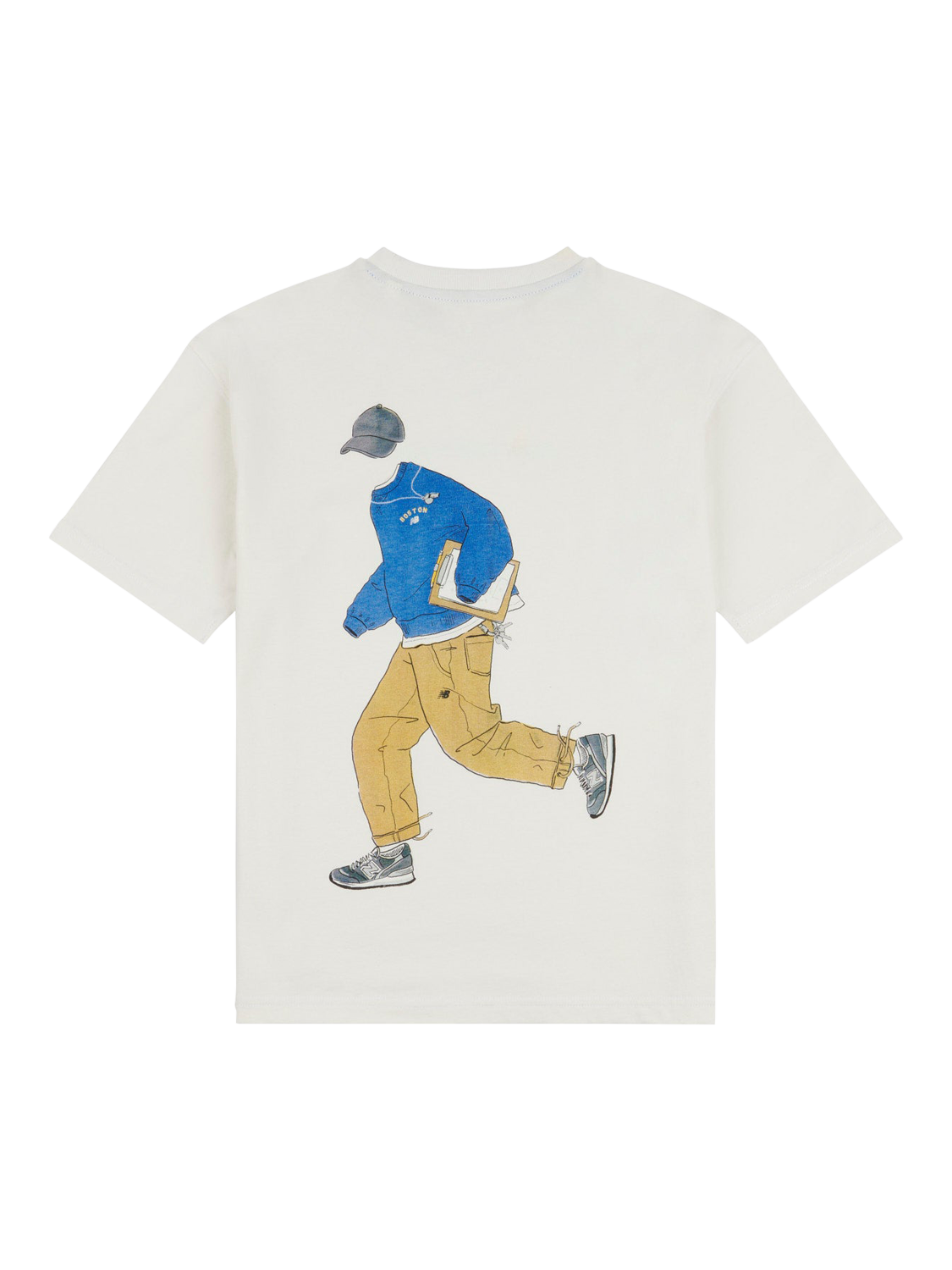 Product image 10 of 10, which shows New Balance Kids' Sport Coach T-Shirt, Sea Salt, 7-8 years