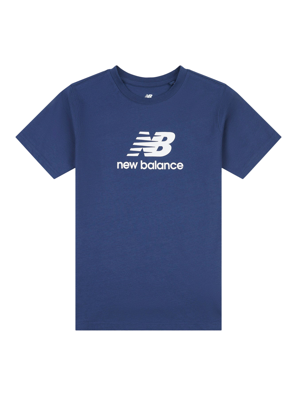 Product image 6 of 8, which shows New Balance Kids' Logo T-Shirt, Navy, 3-4 years