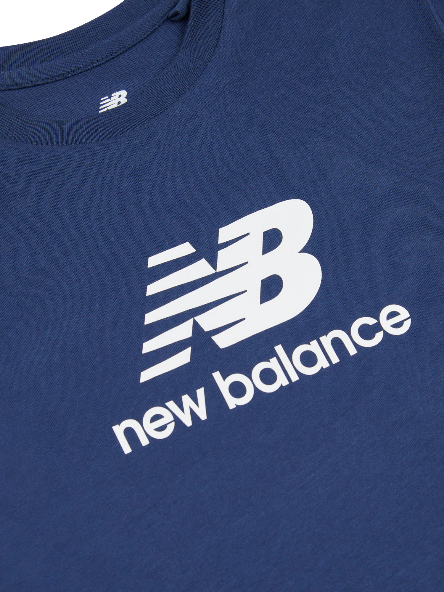 Product image 8 of 8, which shows New Balance Kids' Logo T-Shirt, Navy, 3-4 years