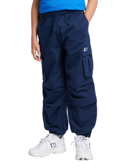 New Balance Kids' Parachute Trousers, Navy, Navy