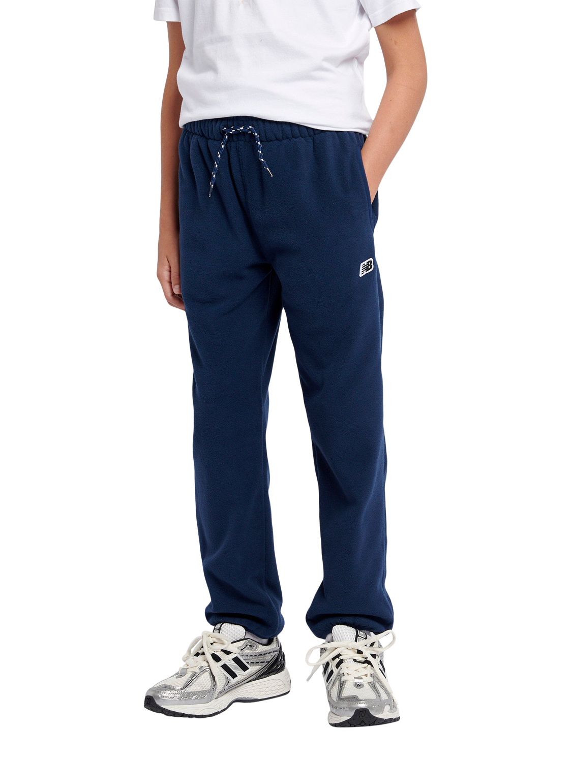 New Balance Kids Polar Fleece Jogging Bottoms Navy