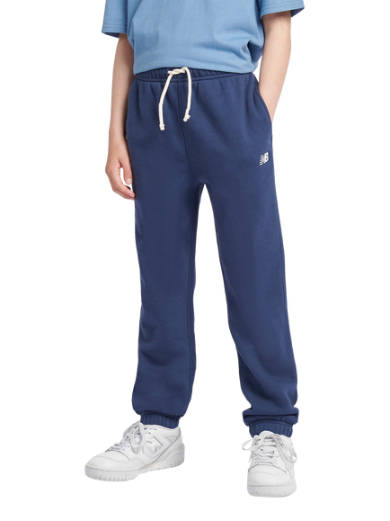 New Balance Kids' Small Logo Joggers, Navy