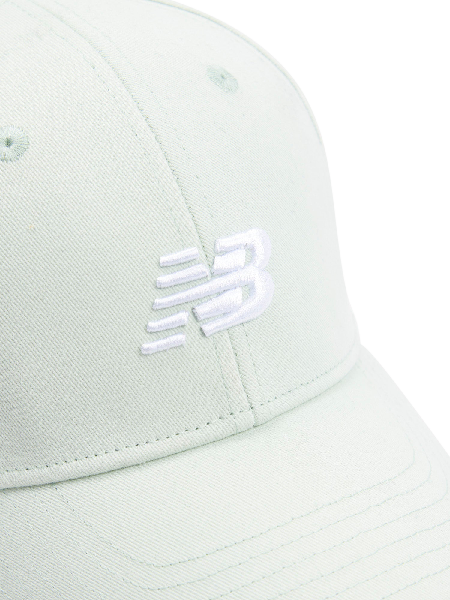 Product image 3 of 3, which shows New Balance Kids' Small Logo Baseball Cap , Natural Mint, One Size