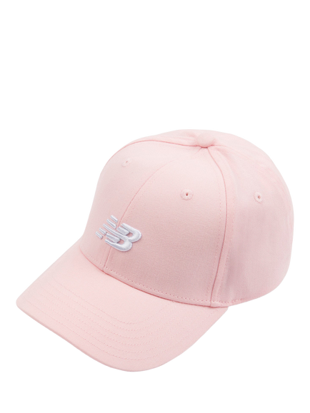 New Balance Kids' Small Logo Cotton Baseball Cap, Light Raspberry