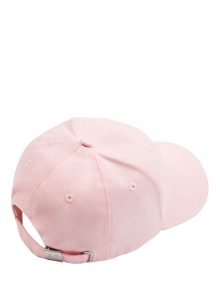 New Balance Kids' Small Logo Cotton Baseball Cap - view 2, Light Raspberry