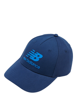New Balance Kids' Stacked Logo Baseball Cap, Nb Navy, Nb Navy