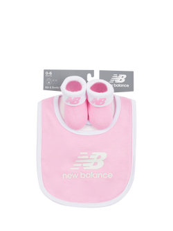 New Balance Bib and Booties Set, Lilac Sachet, Lilac Sachet