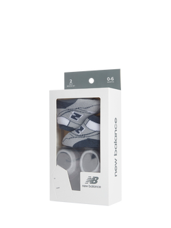 New Balance Kids' Bootie Set, Pack of 2, Grey Matter/Multi