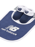 New Balance Bib and Booties Set, Navy