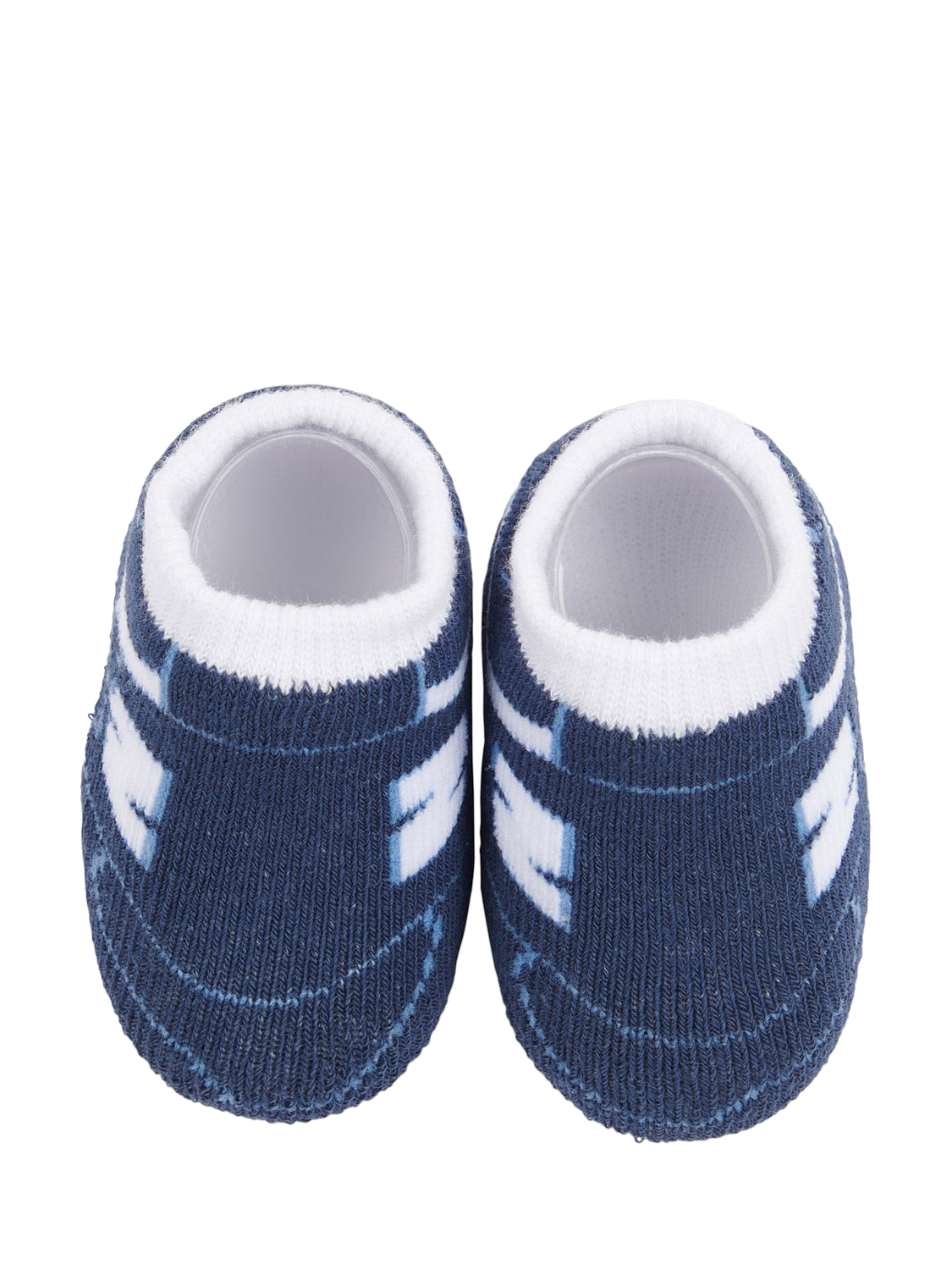 Product image 3 of 4, which shows New Balance Baby Bootie Set, Pack of 2, Navy, 0-6 months