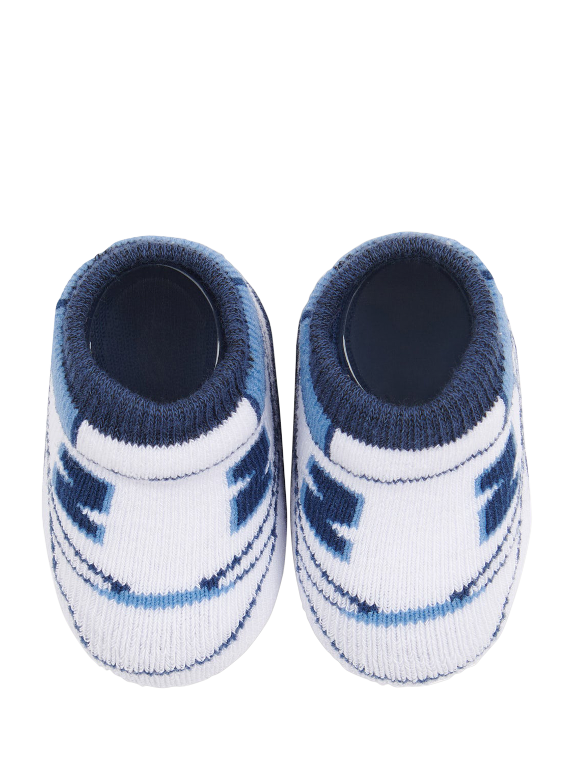 Product image 4 of 4, which shows New Balance Baby Bootie Set, Pack of 2, Navy, 0-6 months
