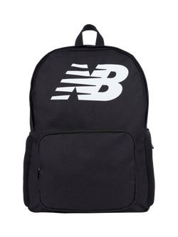 New Balance Kids' Logo Backpack, Caviar, Caviar
