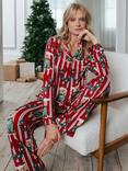 Chelsea Peers Cockapoo Christmas Pyjama Set, Red