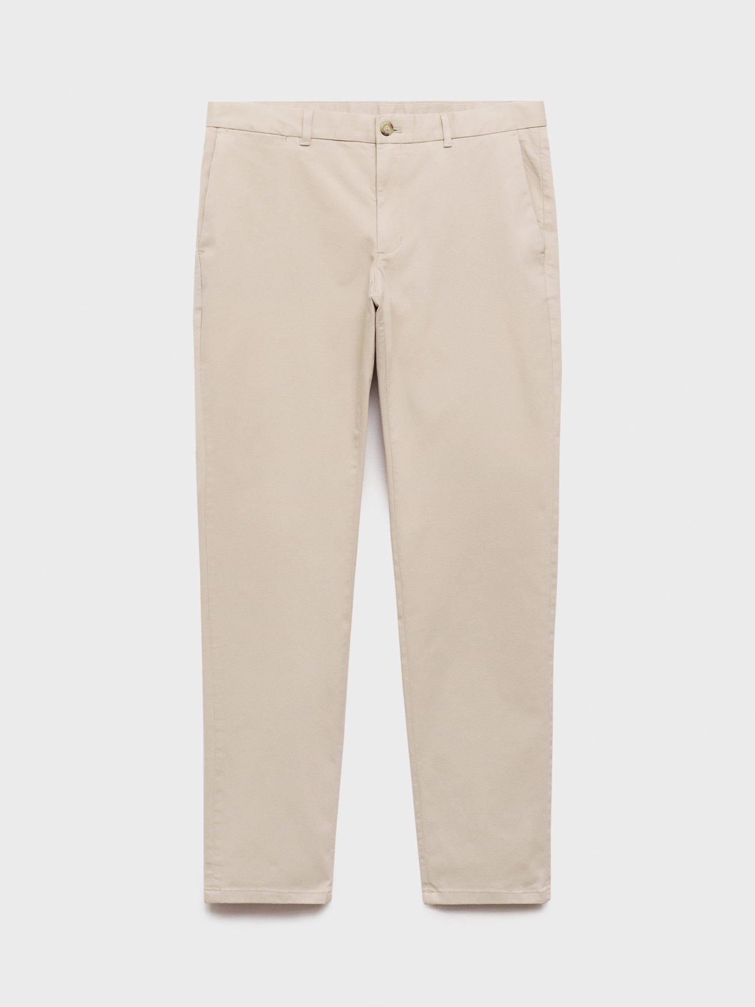 Product image 3 of 8, which shows Mango Barna Slim Fit Chinos, Lt Pastel Brown, 38