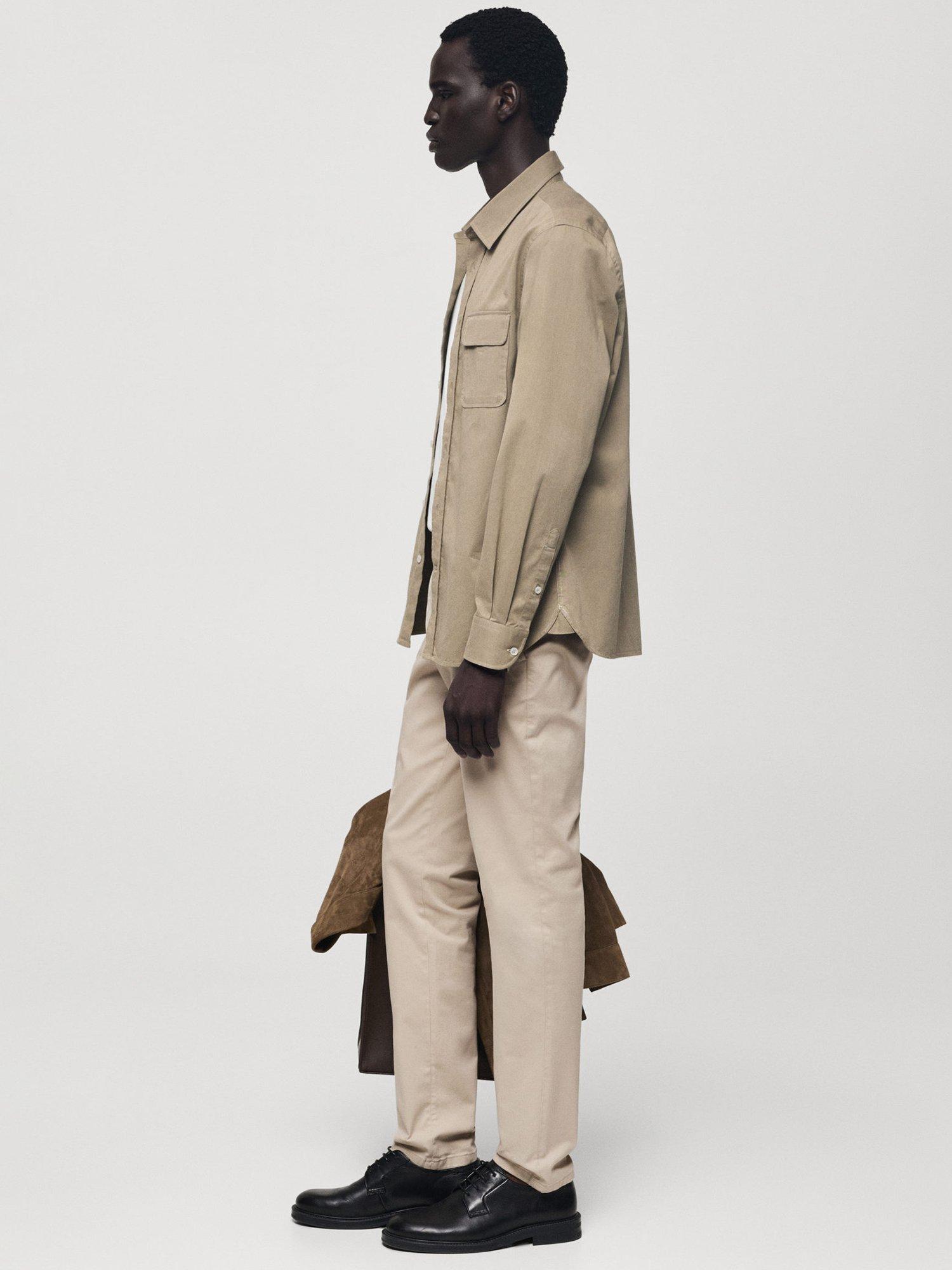Product image 6 of 8, which shows Mango Barna Slim Fit Chinos, Lt Pastel Brown, 38