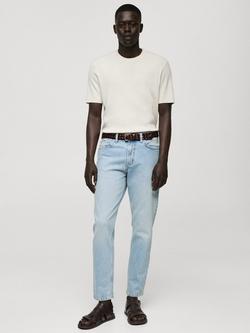 Mango Ben Slim Tapered Jeans - view 2, Open Blue