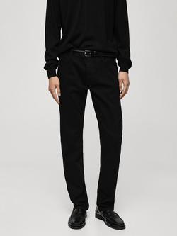 Mango Patrick Slim Jeans, Open Grey Black, Open Grey Black