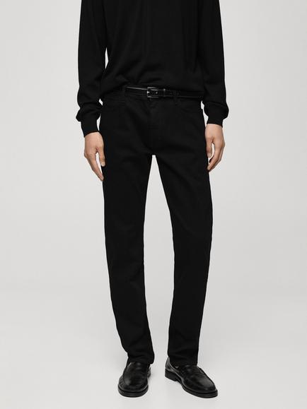 Mango Patrick Slim Jeans, Open Grey Black, Open Grey Black