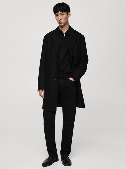 Mango Patrick Slim Jeans, Open Grey Black - view 2, Open Grey Black