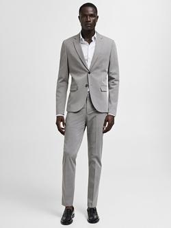 Mango Paris Super Slim Fit Trousers - view 2, Grey