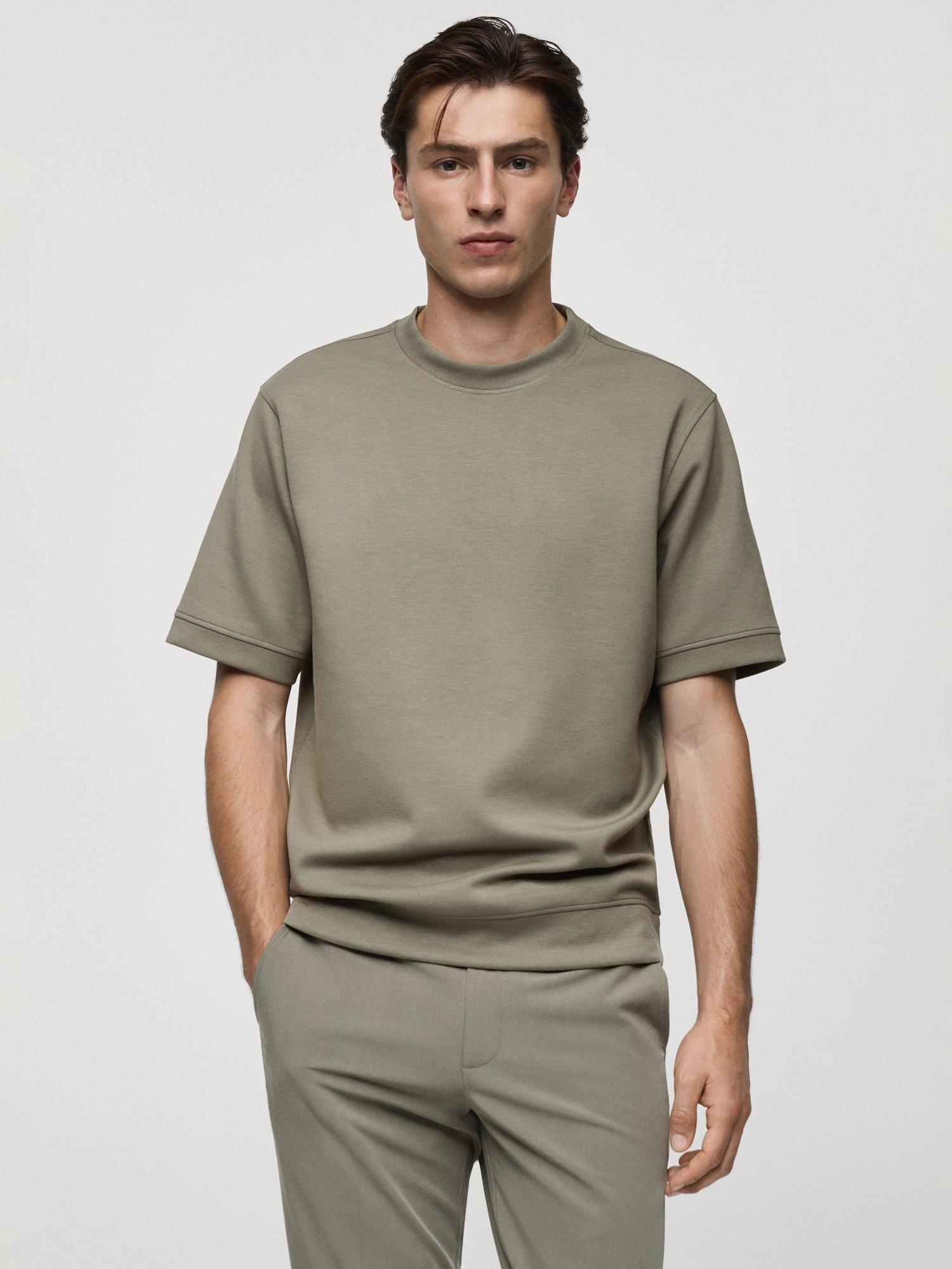 Mango London Tee, Medium Green