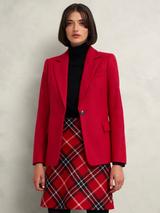 Hobbs Jessica Wool Jacket, Red