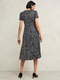 Hobbs Tatiana Sequin Dress, Black/Silver