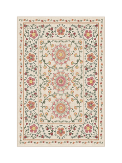Ruggable Suzani Flatwoven Rug, Coral