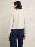 Hobbs Zayla Sparkle Jacket, Ivory
