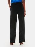 Whistles Velvet Full Length Trousers, Black