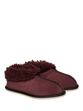 Celtic & Co. Sheepskin Bootee Slippers, Merlot