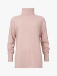 Celtic & Co. Geelong Slouch Roll Neck Jumper, Peony