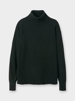Celtic & Co. Geelong Slouch Roll Neck Jumper - view 2, Black
