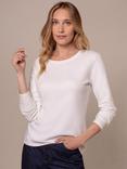 Celtic & Co. Jersey Long Sleeve Top, Chalk