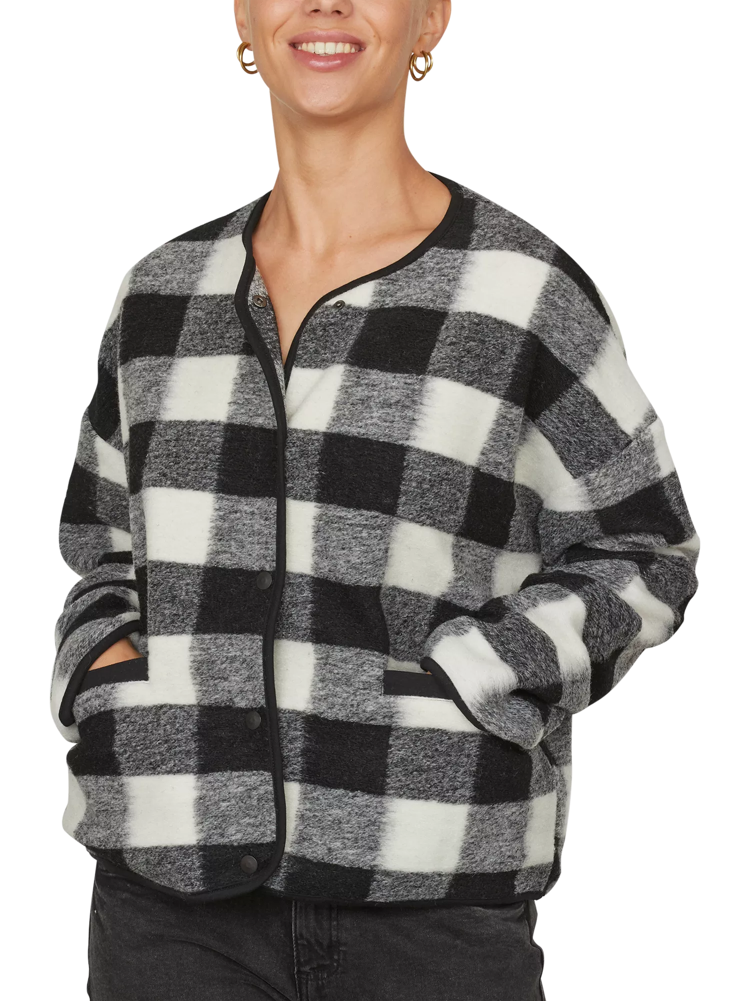 Sisters Point Hibea Check Jacket Multi