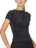 Sisters Point Nubi Pleat Top, Black