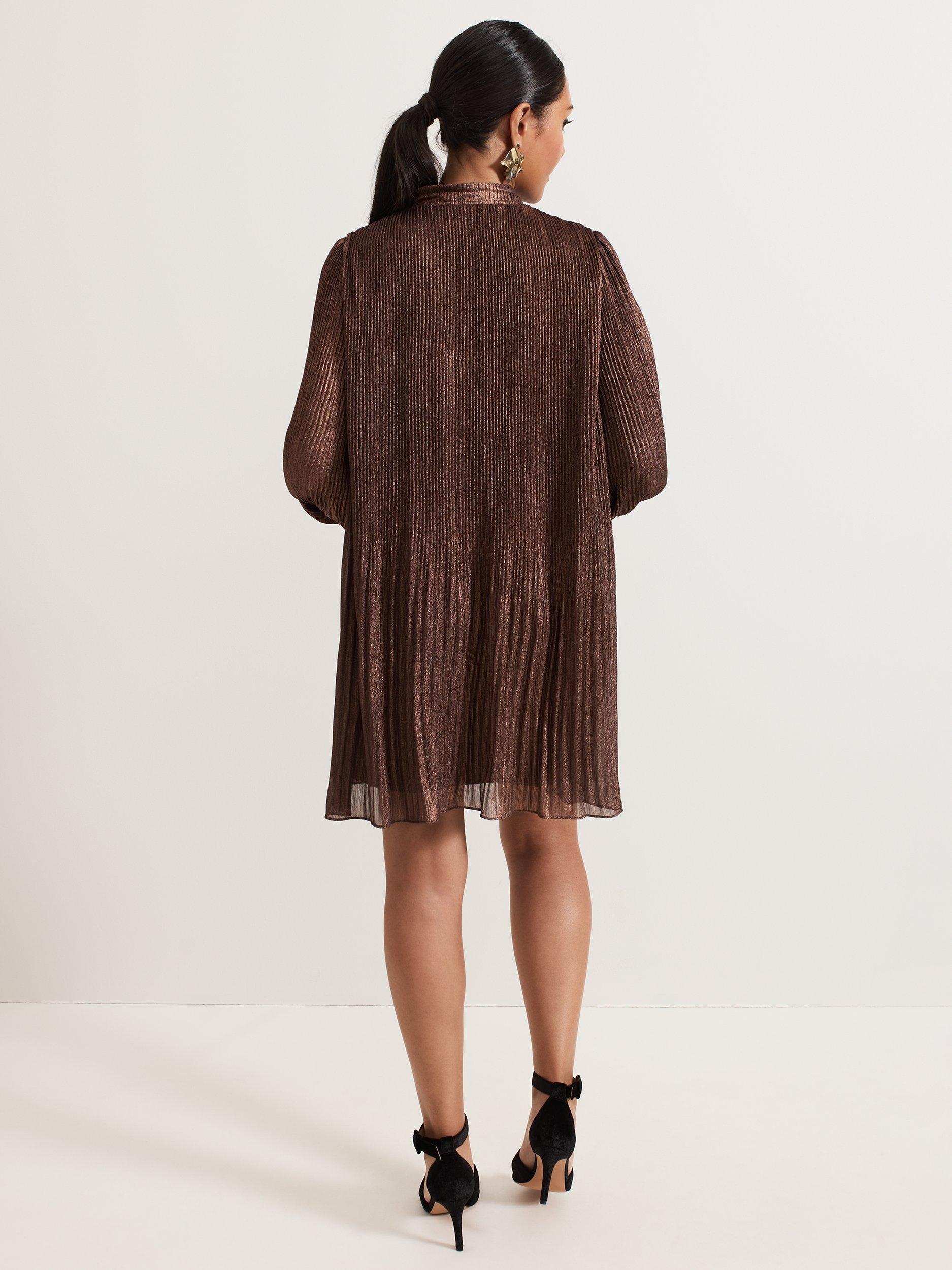 Product image 2 of 7, which shows Phase Eight Petite Ella Dress, Pink, 6
