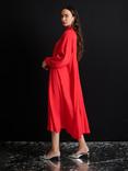 GHOSPELL Ayla Oversized Midi Dress, Red