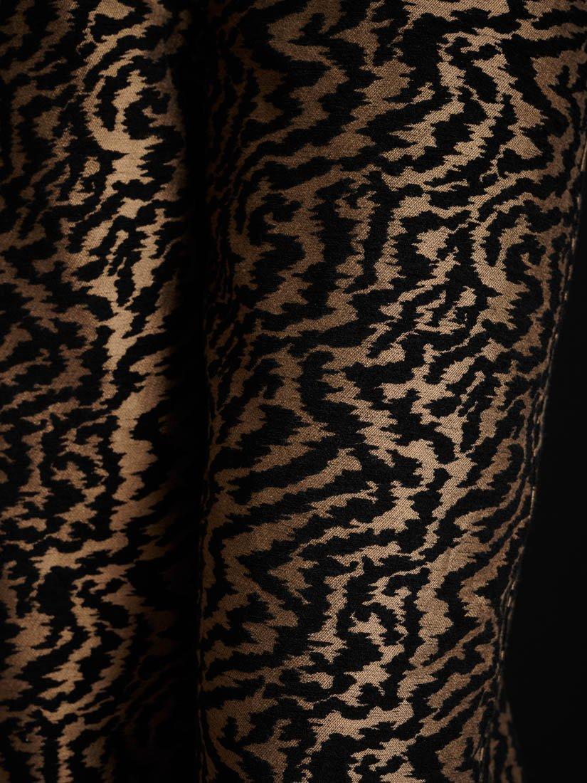 Product image 6 of 6, which shows GHOSPELL Phoebe Jacquard Trousers, Brown/Black, 10