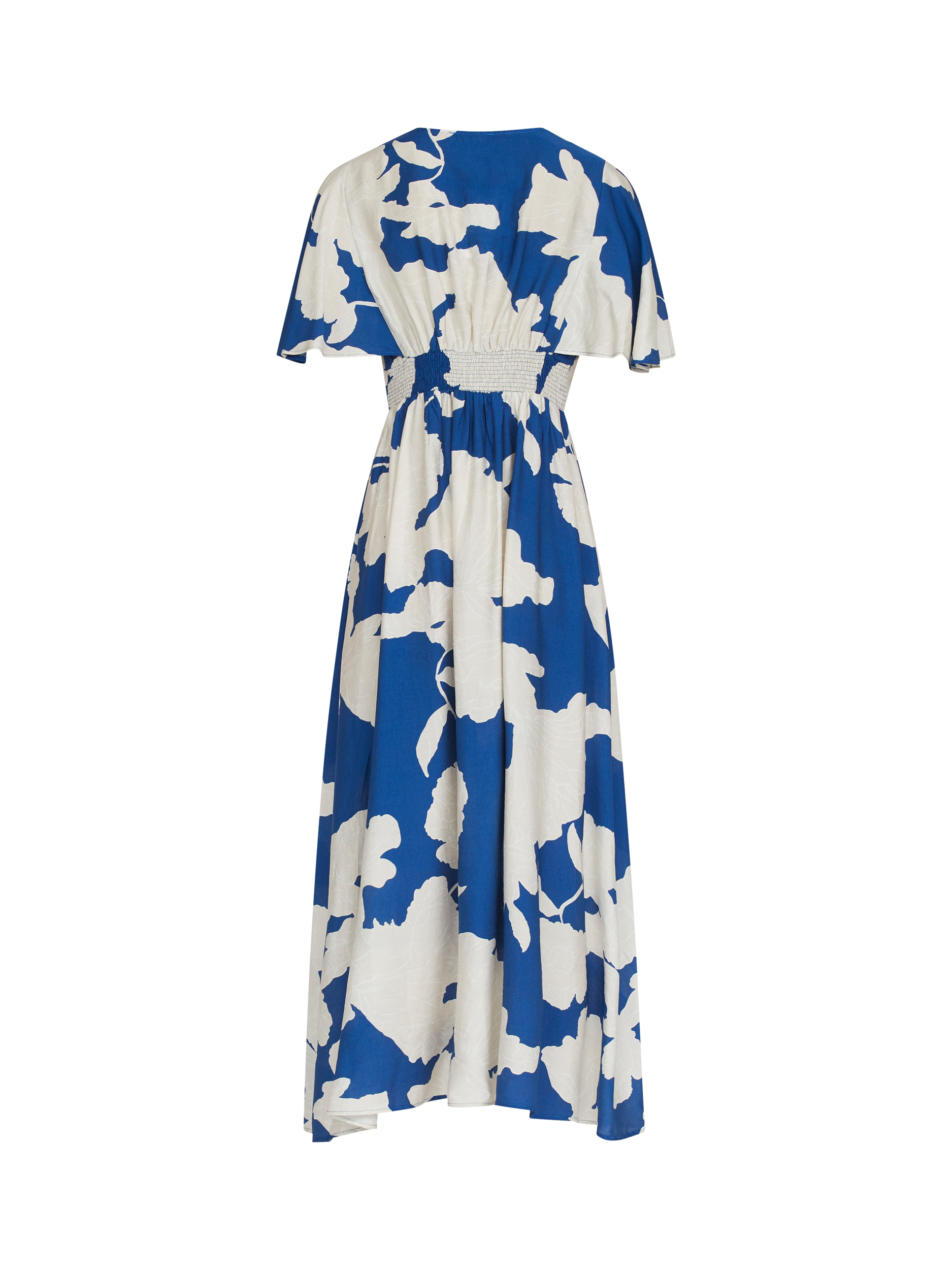 Product image 4 of 4, which shows Sisters Point Gisela Floral Dress, Blue/Ivory, XS