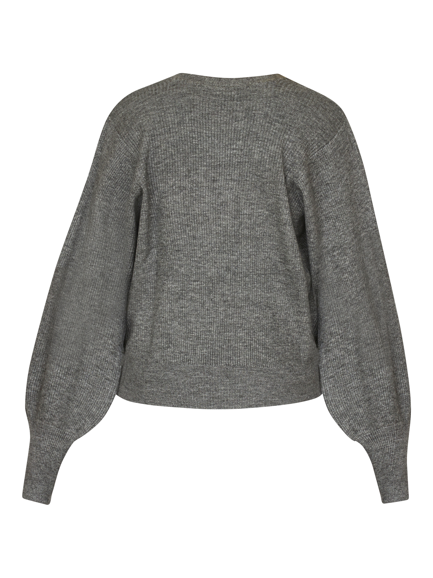 Product image 4 of 4, which shows Sisters Point Isea Knit Cardigan, Grey Melange, XS