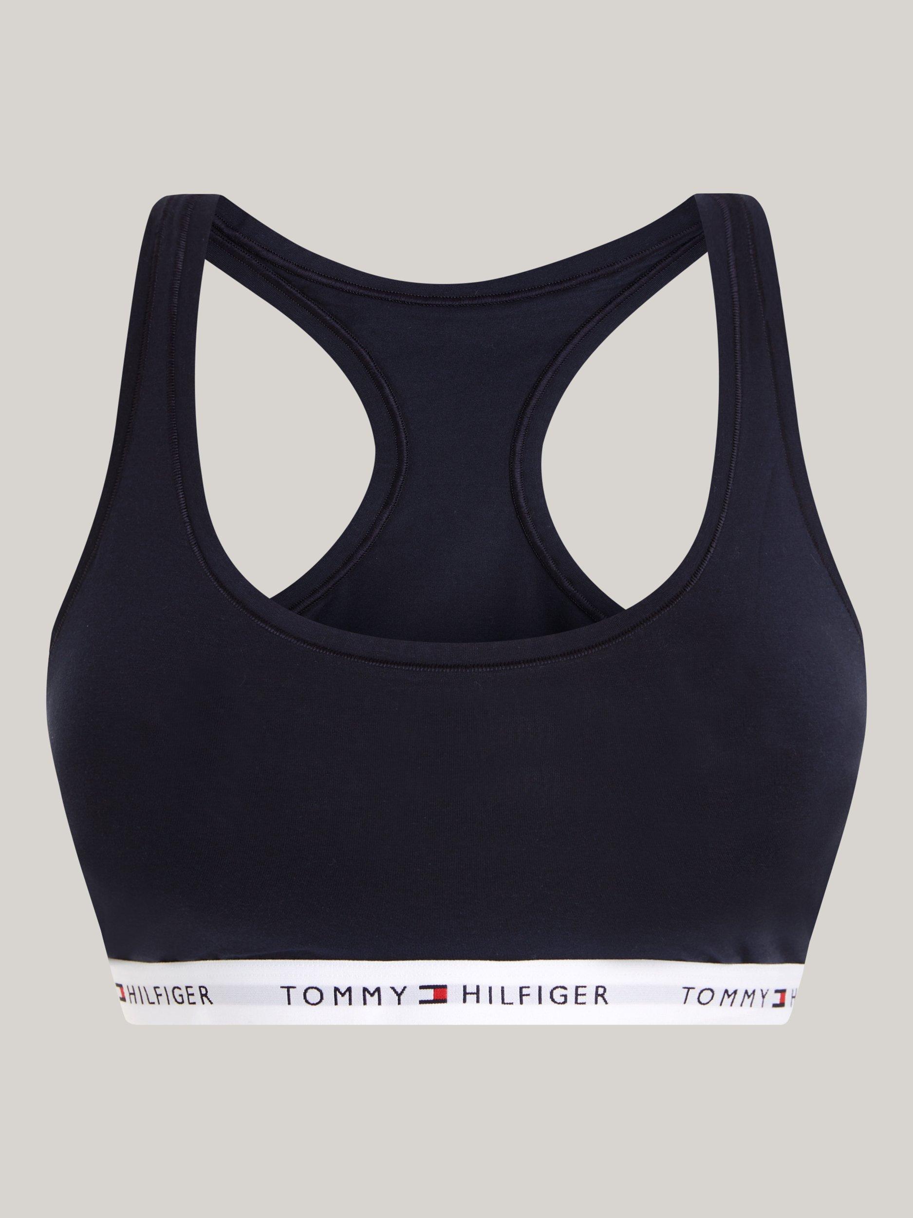 Product image 4 of 5, which shows Tommy Hilfiger Curve Racer Back Bralette, Desert Sky, XXXL