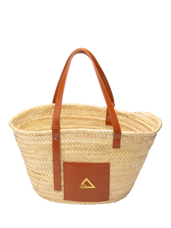 Hay Life Straw Bag, Natural, Natural
